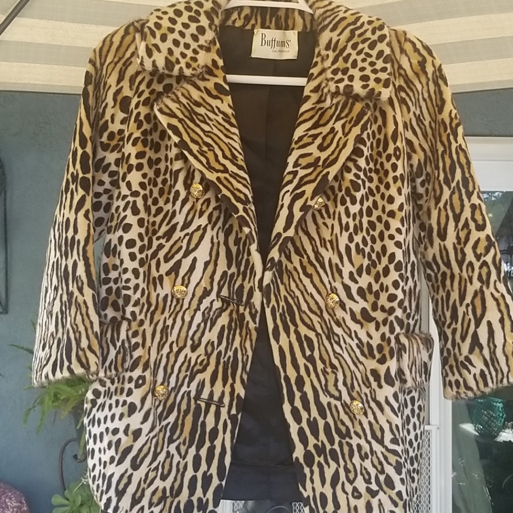 Vintage Leopard Coat